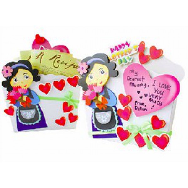 DIY Mother's/Teacher's Day Letter/Recipe Holder 10 Pack